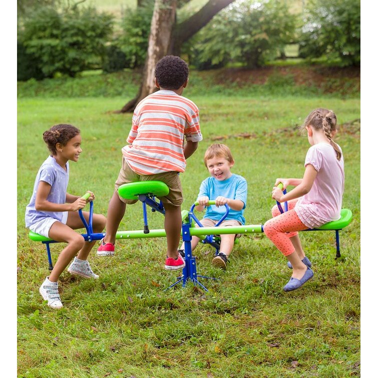 Quad-Seat Teeter Totter